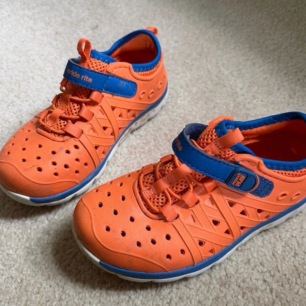 Stride Rite Orange and Blue Kids' Water Shoes
